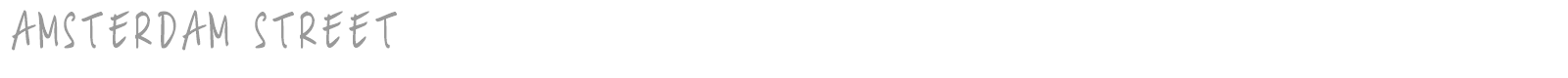 Amsterdam Street font preview